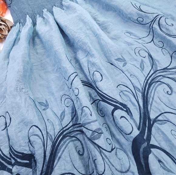 Lapis Blue Boho Onesize Dress - Picture 16 of 16